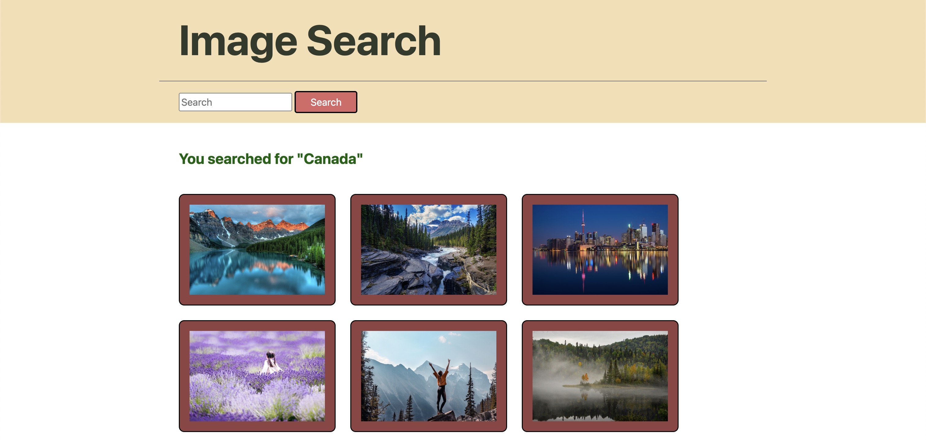 Image Search website